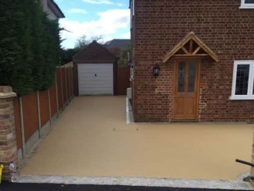 This is a photo of a Resin bound drive carried out in a district of Cheshire. All works done by Resin Driveways Cheshire